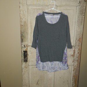 Soft Surroundings Pocket High Low Top Shirt Womens Size XL (R-20)